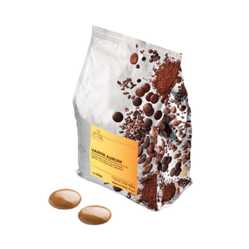 Chocolate Blanco Caramelo Vanini Aurum - 1x4Kg - 8288B-0