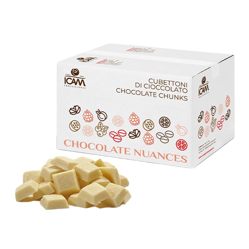 Cubitos Chocolate Blanco Maracuyá - 4Kg - 8402-0