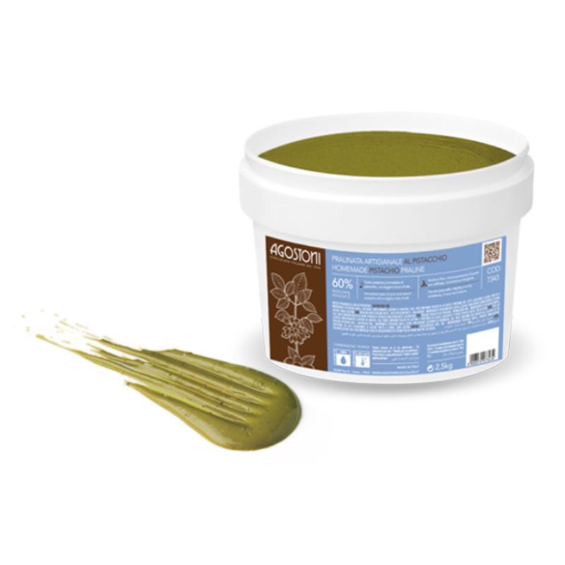 Pasta Praliné Pistacho 60% - 2,5Kg - 7343