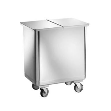 Contenedor Ruedas Acero Inox 35L - 395x700x725Mm - TM135