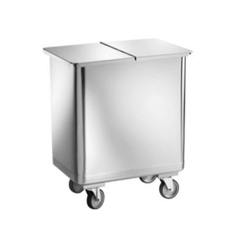 Contenedor Ruedas Acero Inox 35L - 395x700x725Mm - TM135